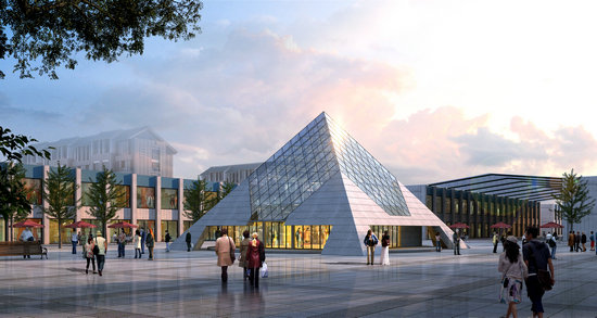 山南金字塔网架